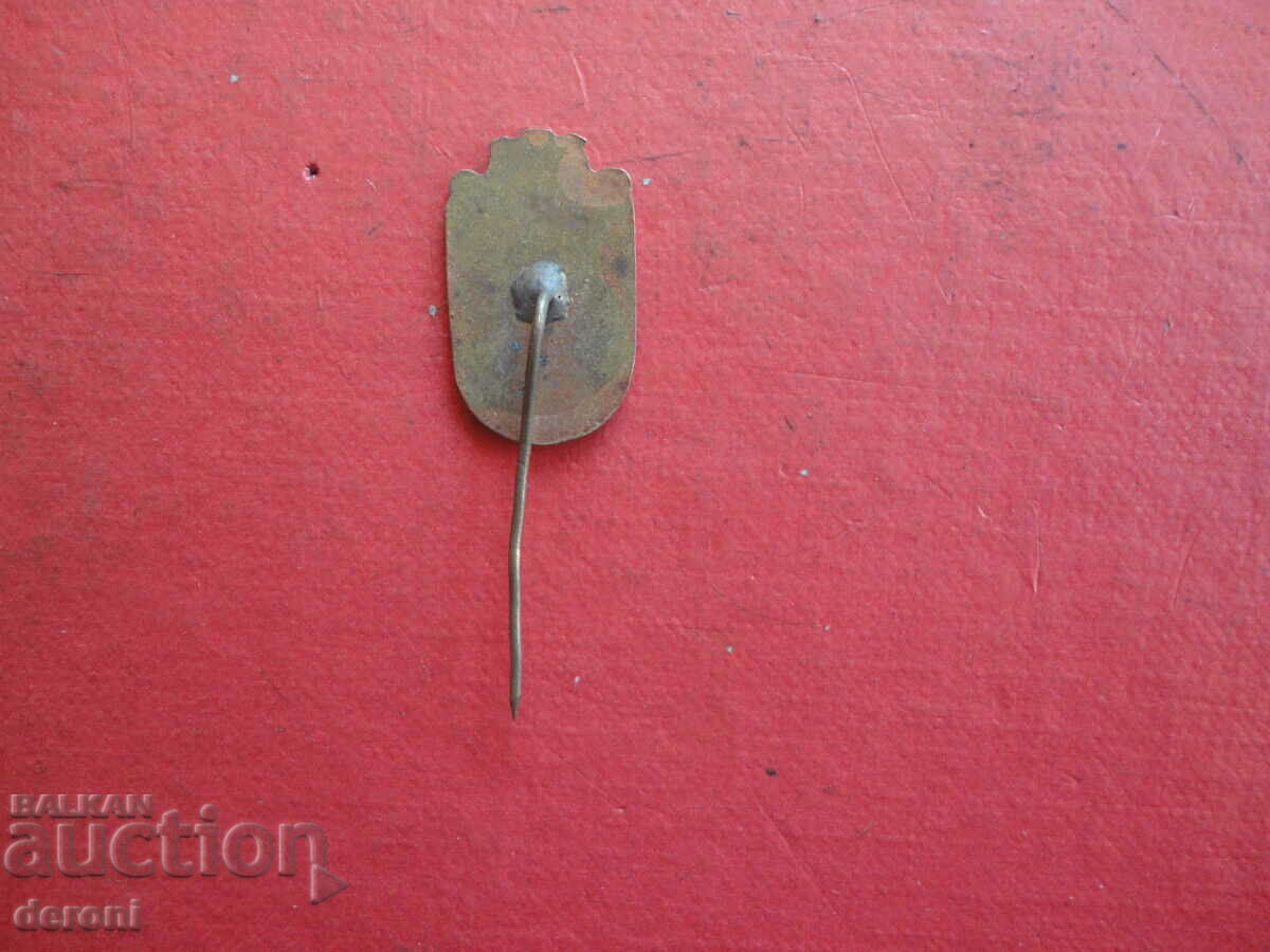 Delivery of Badge Labor and Culture Burgas bronze enamel Delivery of Badge Labor and Culture Burgas bronze enamel