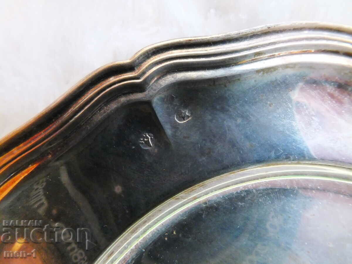 Delivery of Set of 6 silver saucers Delivery of Set of 6 silver saucers