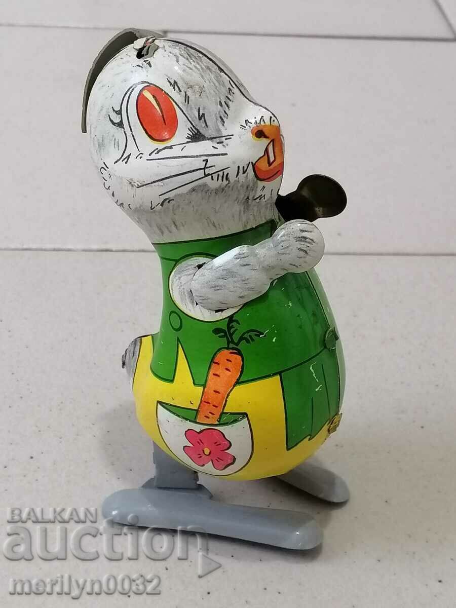 Children's tin toy rabbit USSR without key with price 42.00 BGN | € 21.47 Children's tin toy rabbit USSR without key with price 42.00 BGN | € 21.47