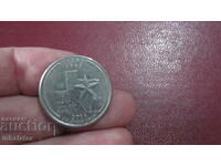 2004 год 25 цента Тексас буква D