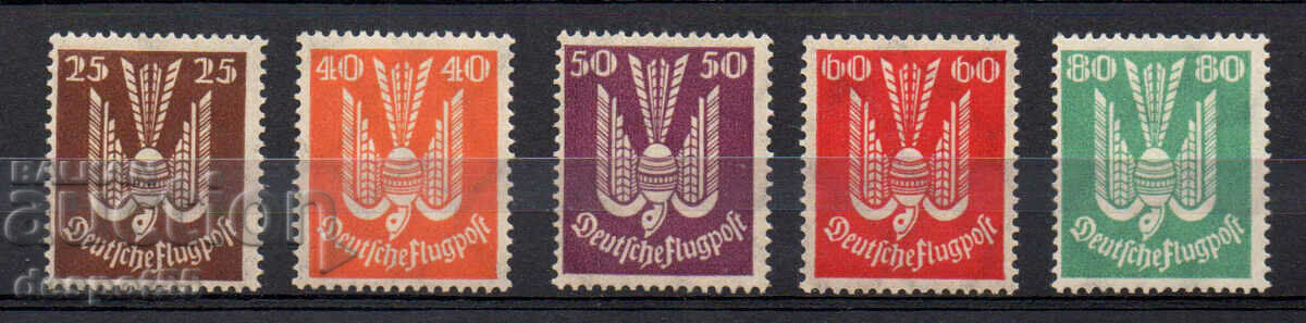 1922. Γερμανία. Αεροπορία - στυλιζαρισμένο περιστέρι.