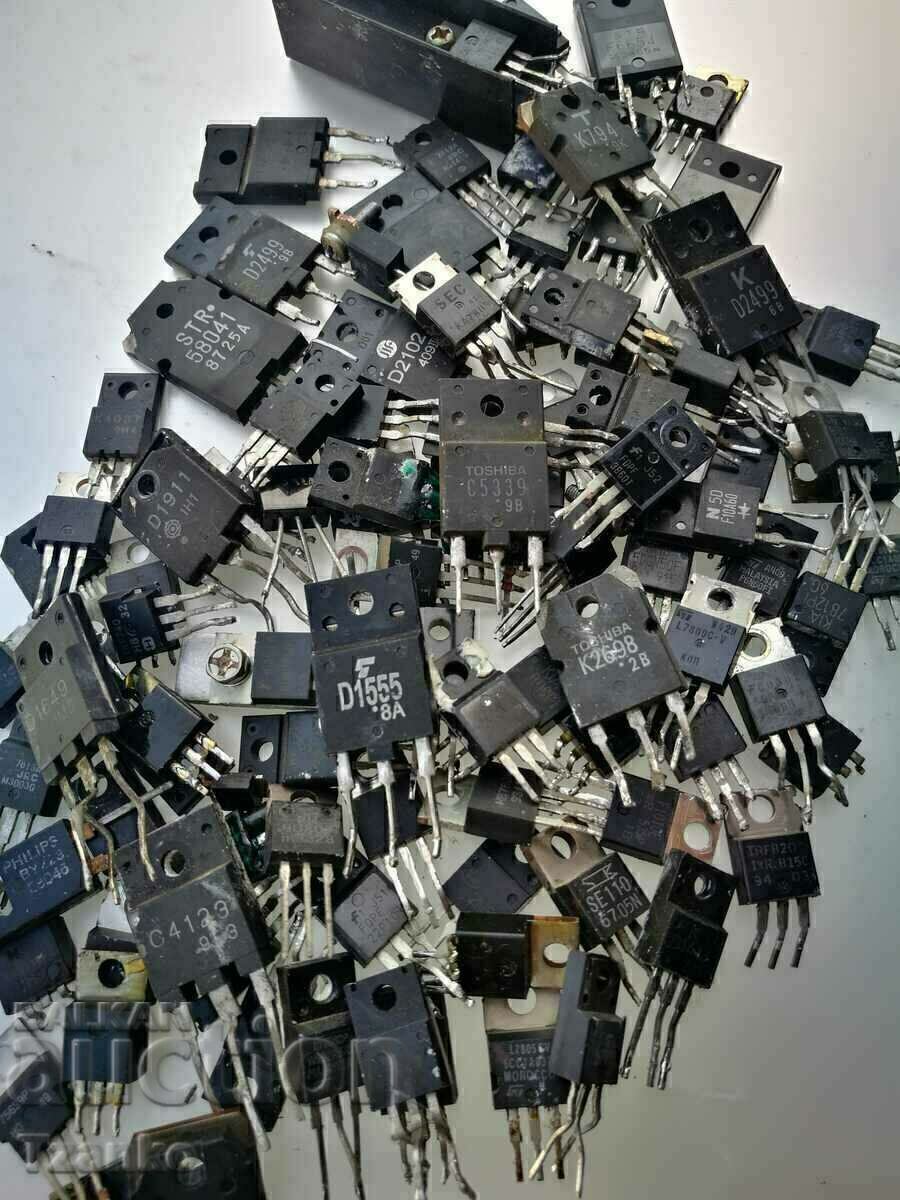 Transistors, Diodes - Used. with price 15.00 BGN | € 7.67 Transistors, Diodes - Used. with price 15.00 BGN | € 7.67