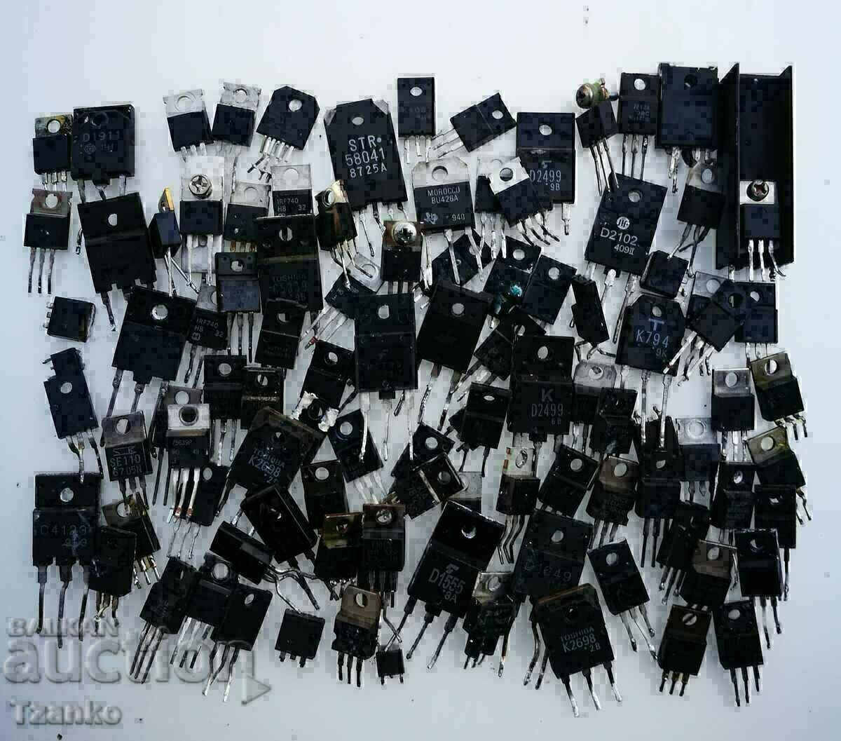 Tranzistoare, diode - folosite.