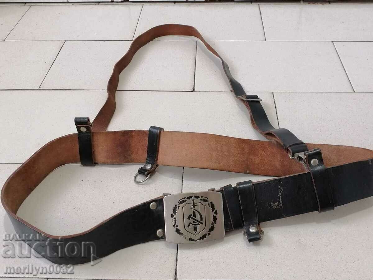 Delivery of Soc. Ministry of Internal Affairs officer's belt with NRB buckle Delivery of Soc. Ministry of Internal Affairs officer's belt with NRB buckle