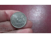 Wisconsin 25 cents USA 2004 letter R