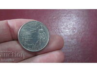 Охайо 25 цента САЩ 2002 год буква Р