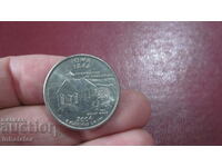 Айова 25 цента САЩ 2004 г буква Р  серия 50 щата