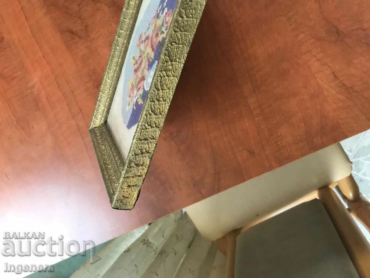 EARLY SOCIETY TAPESTRY SEWED PANEL WOOD FRAME with price 15.00 BGN | € 7.67