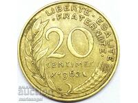 Franța 20 de cenți 1962