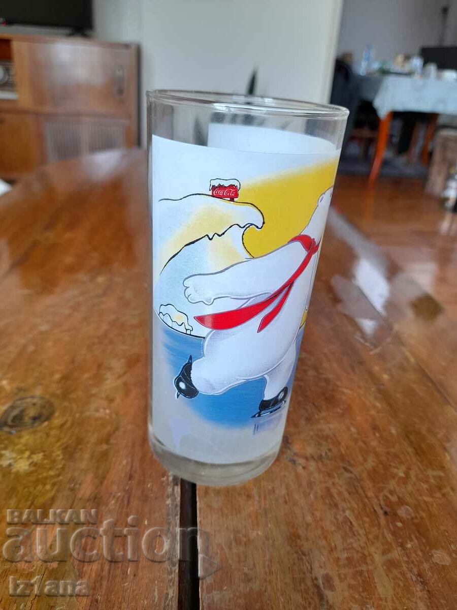 Old glass of Coca Cola, Coca Cola with price 20.00 BGN | € 10.23 Old glass of Coca Cola, Coca Cola with price 20.00 BGN | € 10.23