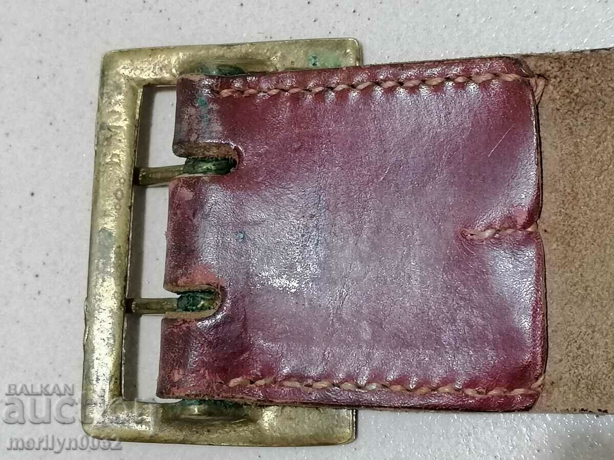 Officer's combat belt with buckle - 7