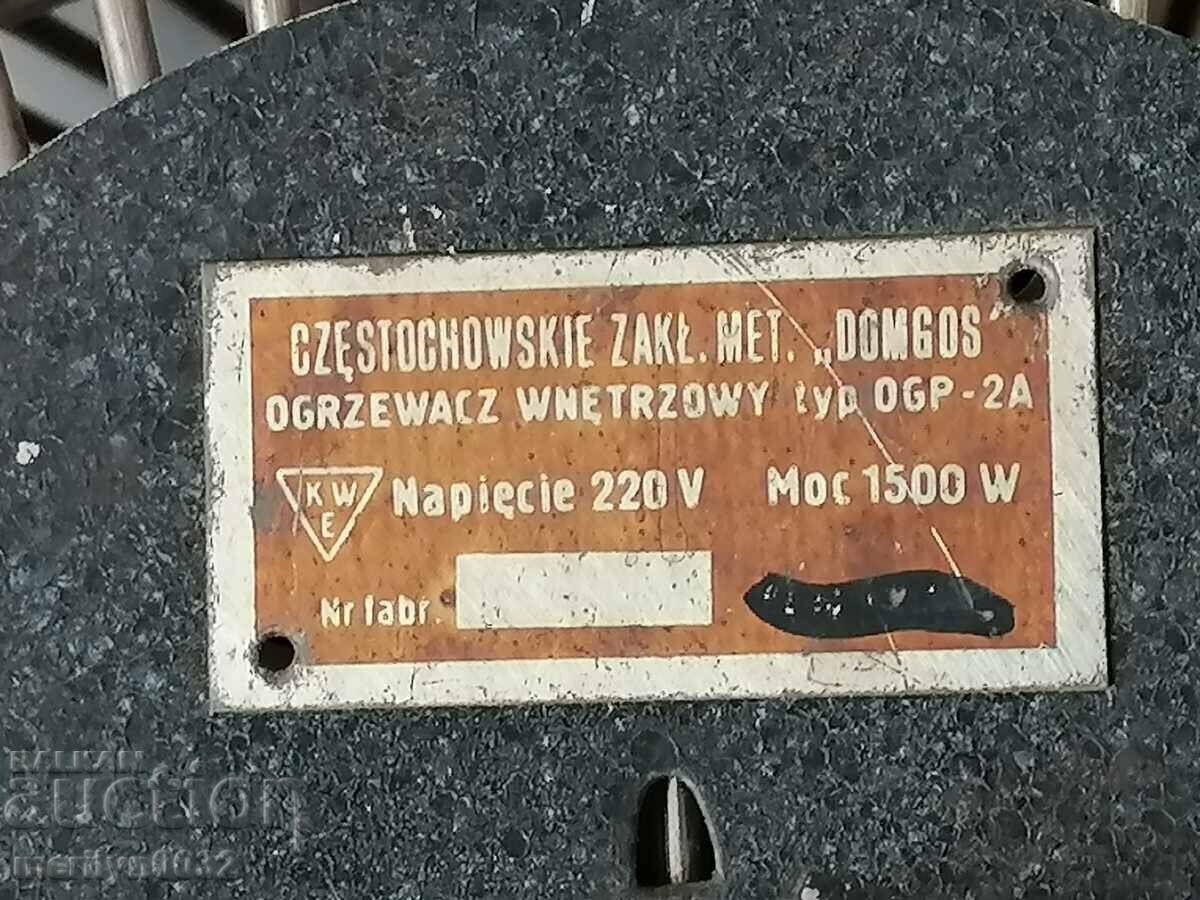 Old electric heating stove from the 1960s - 6