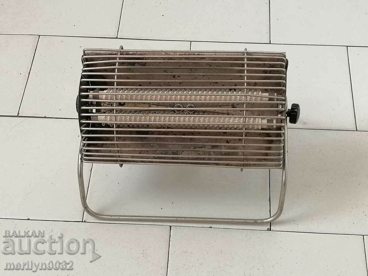 Old electric heating stove from the 1960s