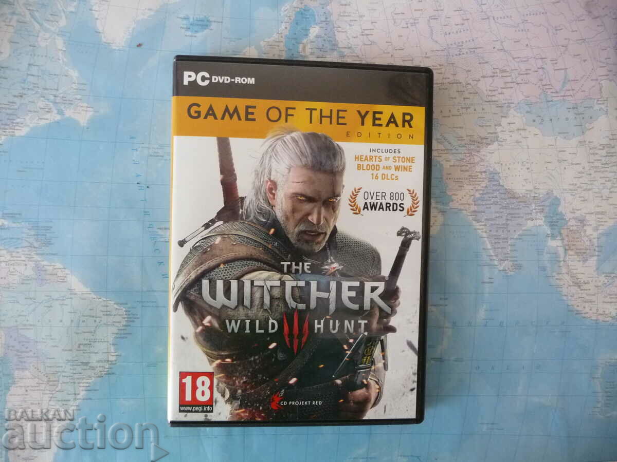 PC DVD-ROM The Witcher 3 Wild Hunt PC Game