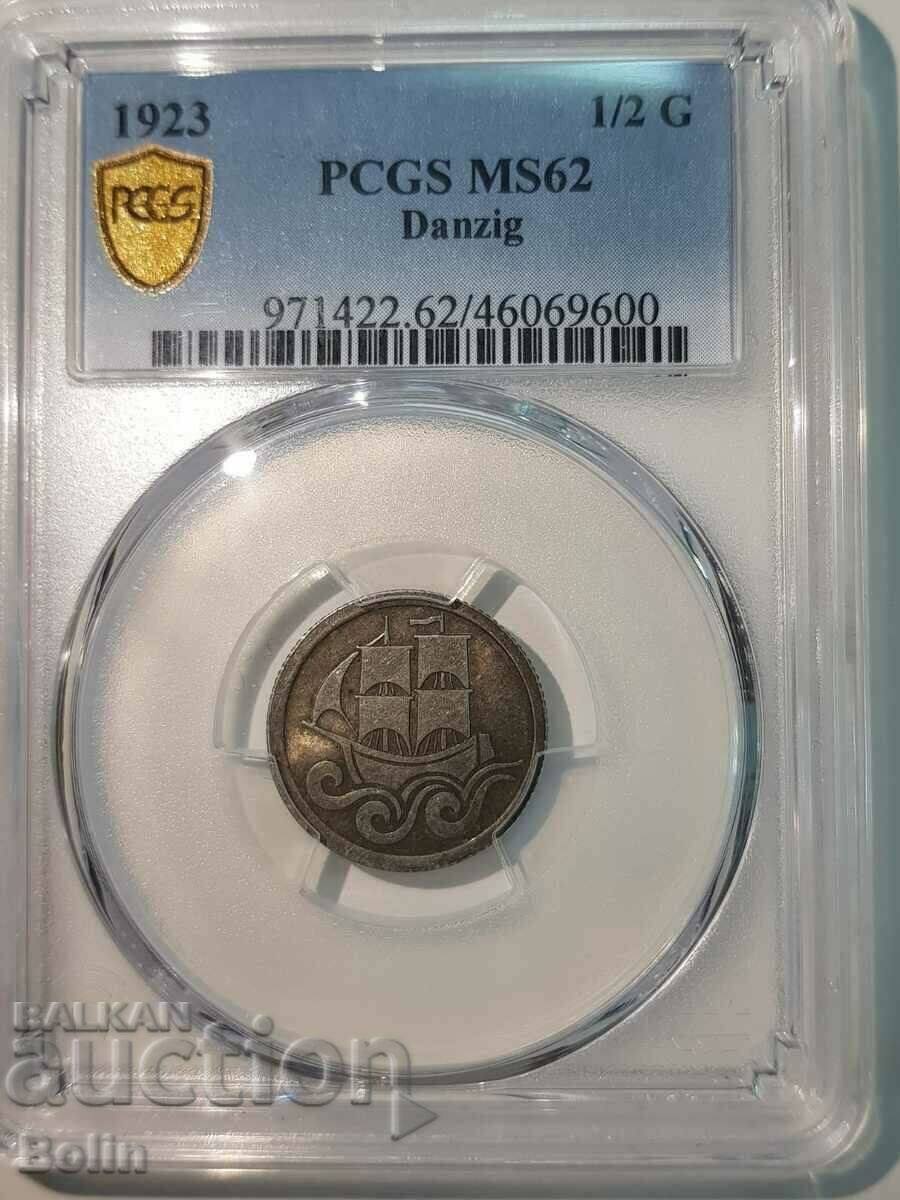 Rare Silver Coin MS 64 PCGS-DANZIG with price 280.00 BGN | € 143.16 Rare Silver Coin MS 64 PCGS-DANZIG with price 280.00 BGN | € 143.16