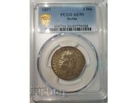 Monedă rară de argint AU55 PCGS-SERBIA