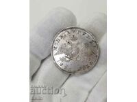 Monedă rară de argint din rubla imperială rusă 1828 NG