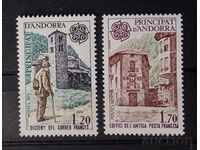 French Andorra 1979 Europe CEPT Buildings MNH