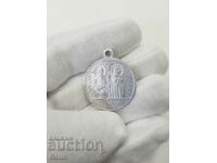 Bulgarian royal aluminum medal with Cyril and Methodius 1930-1940