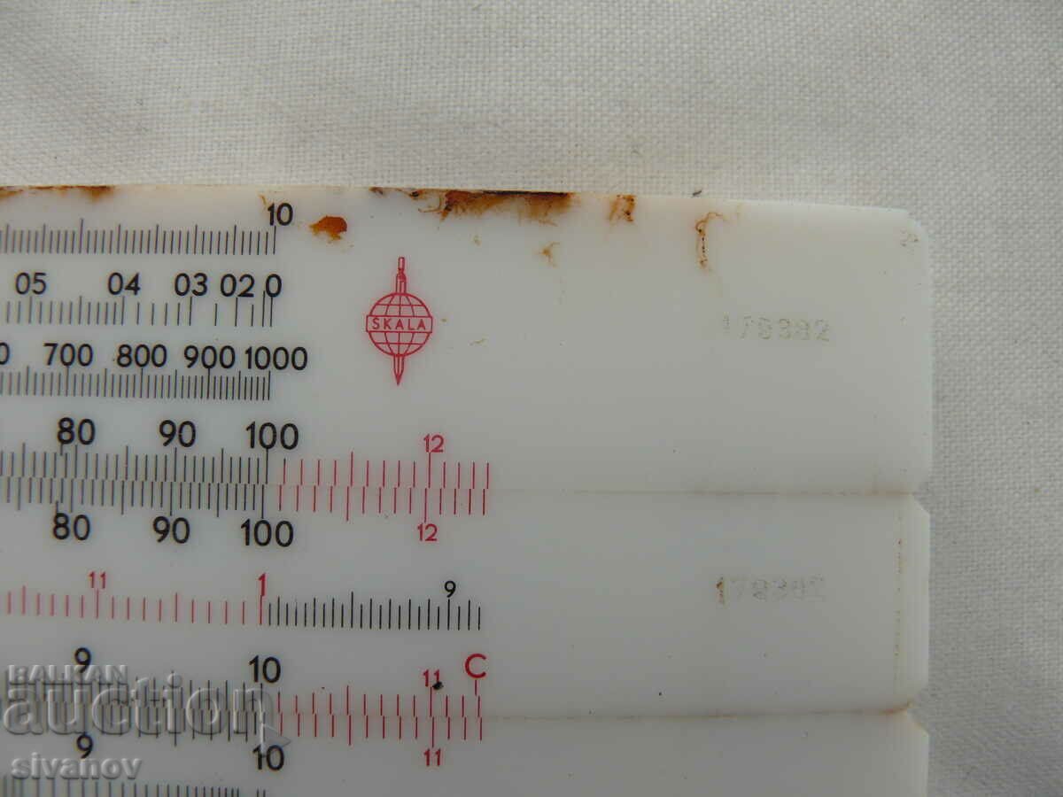 Interesantă linie logaritmică veche Scala #1841 - 5 Interesantă linie logaritmică veche Scala #1841 - 5