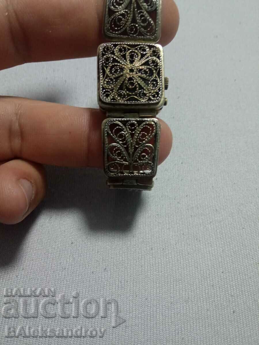 Rare women's watch with filigree, working - 5 Rare women's watch with filigree, working - 5