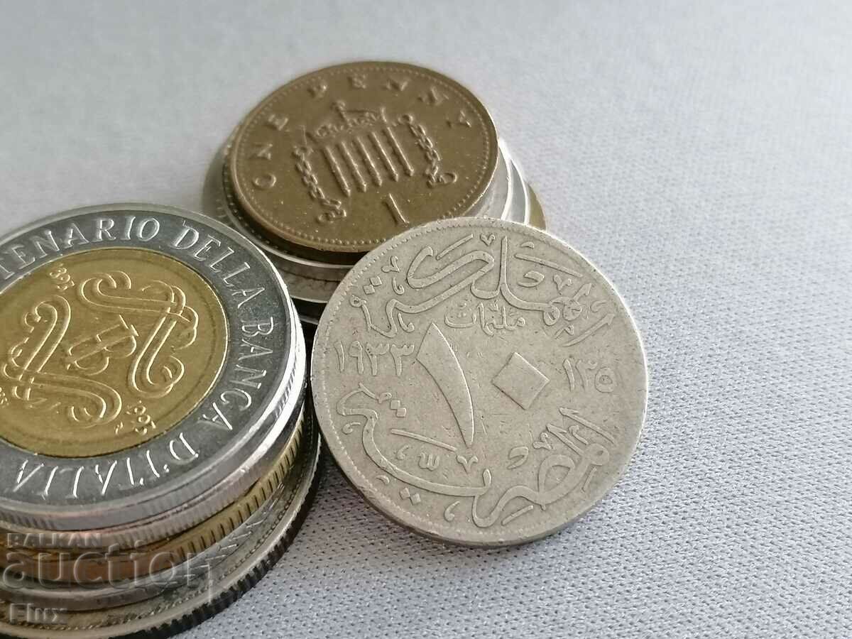 Coin - Egypt - 10 millimas | 1933