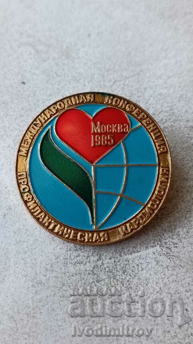 al 3-lea Inter. conf. în cardiologie preventivă Moscova 1985