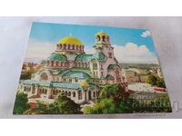 Пощенска картичка София Храм-паметник Александър Невски