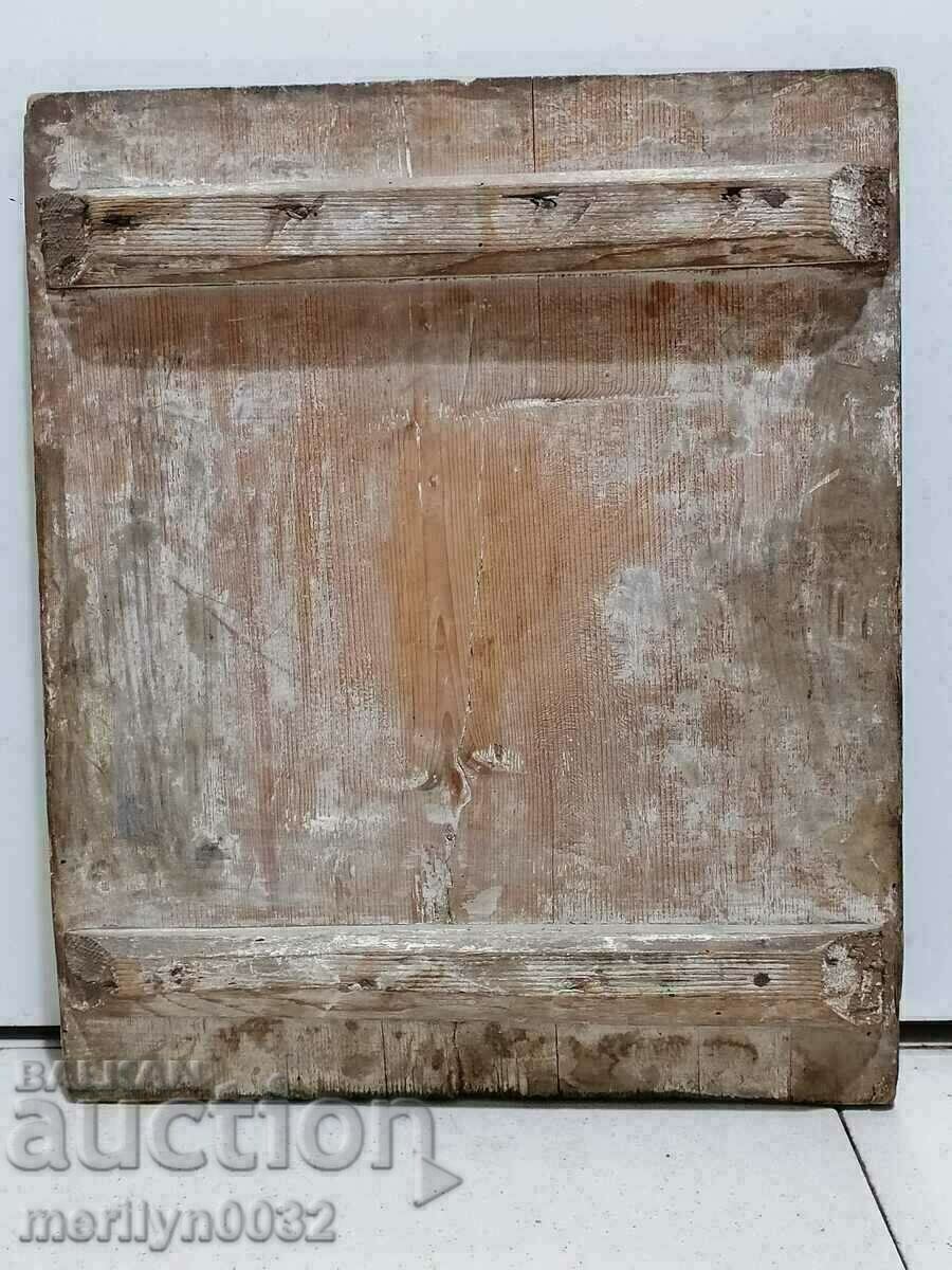 Painted icon Saint Modest 1902 ORIGINAL cross painting - 5 Painted icon Saint Modest 1902 ORIGINAL cross painting - 5