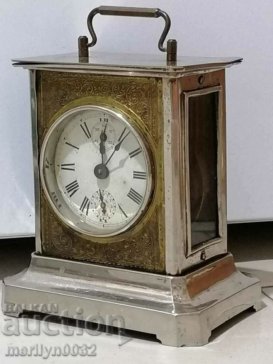German table clock alarm clock joker dial ORIGINAL
