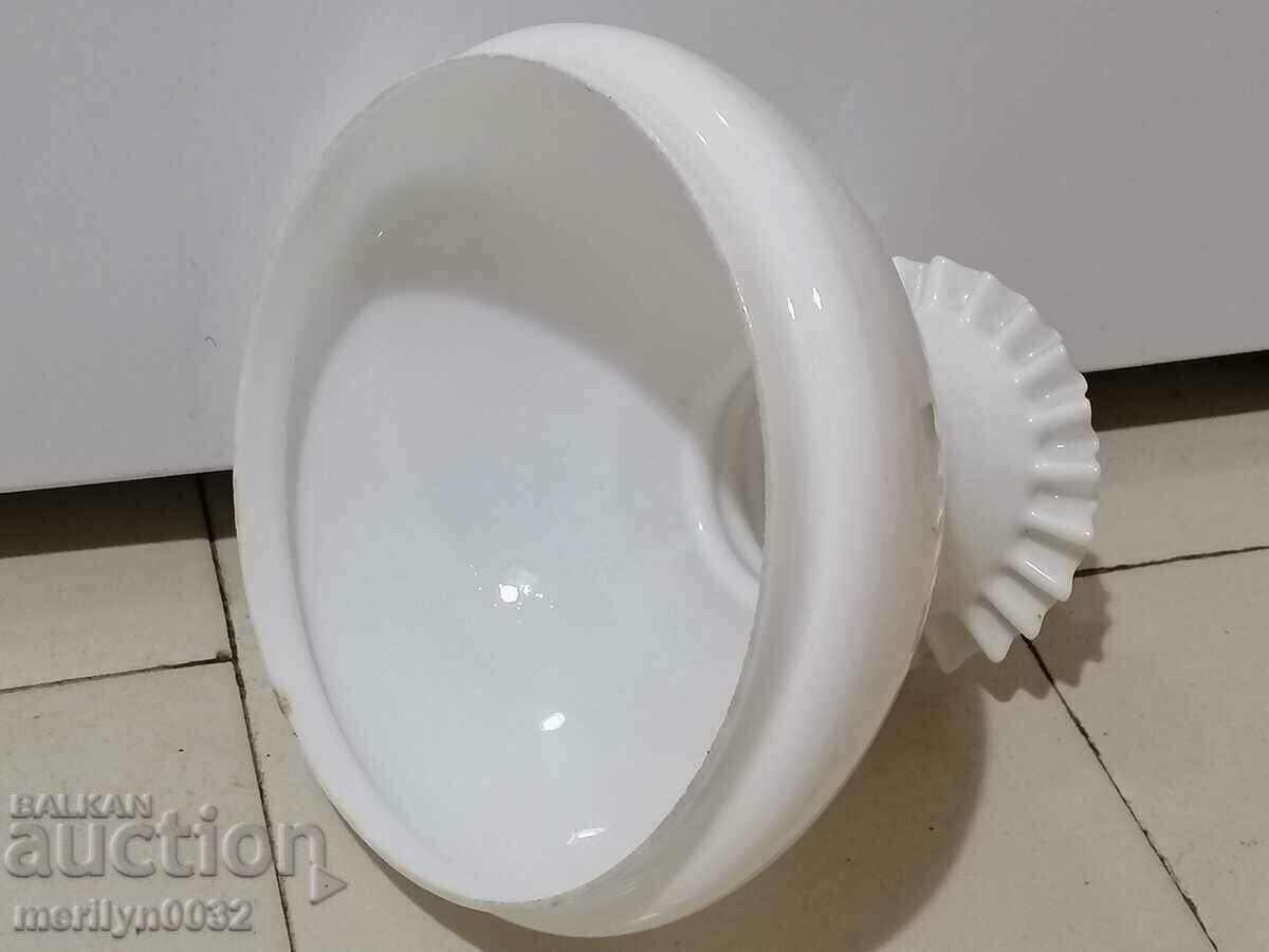 Old glass shade for gas lamp lampion ORIGINAL - 5