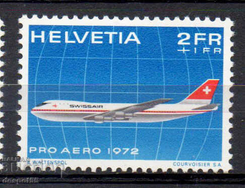 1972. Швейцария. Въздушна поща - Pro Aero.