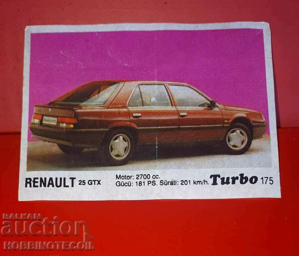 PICTURE TURBO TURBO N 175 RENAULT 25 GTX