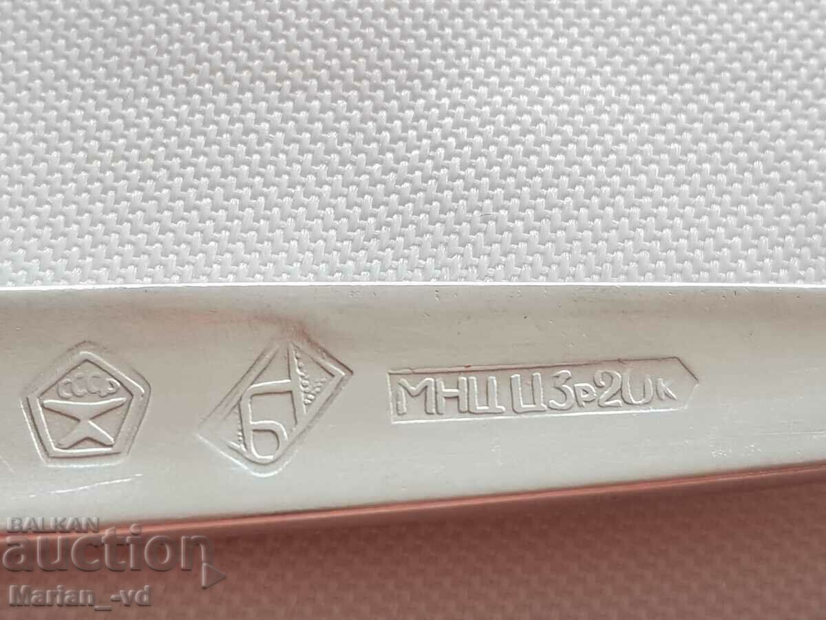 Set of Russian silver-plated utensils - 6 Set of Russian silver-plated utensils - 6