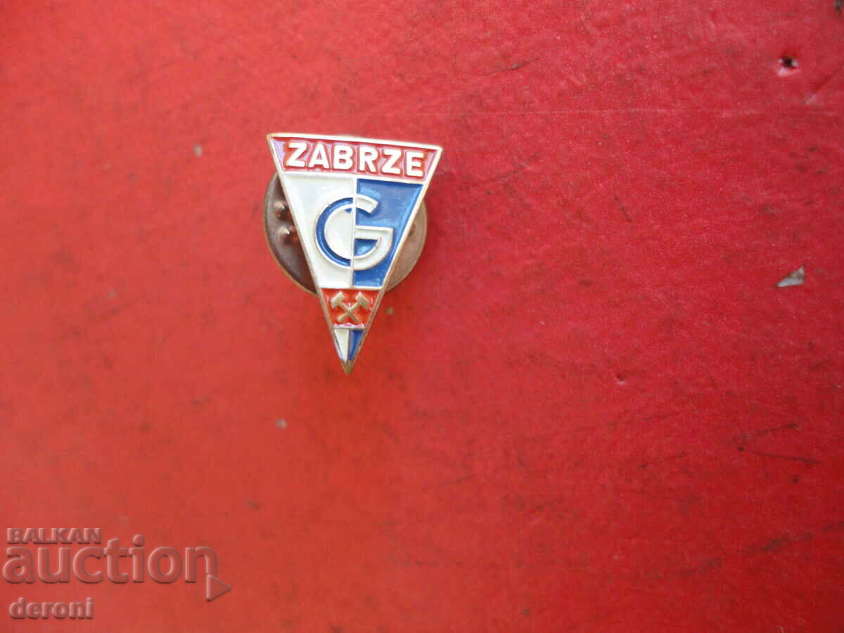 Аукцион Футболна значка знак Gornik Zabrze Аукцион Футболна значка знак Gornik Zabrze