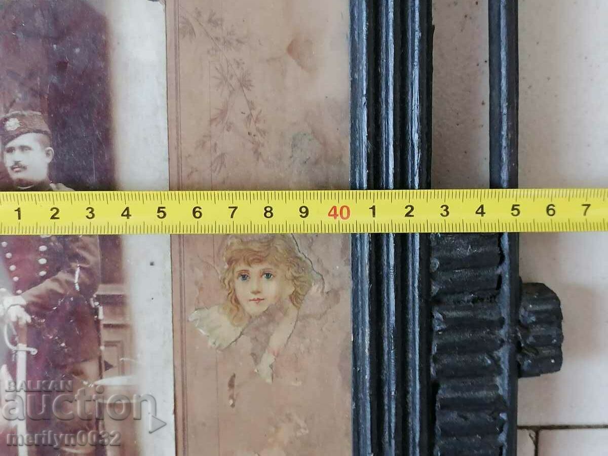 Στρατιωτική φωτογραφία με κορνίζα βοσκό ξυλογραφία Βαλκανικός πόλεμος - 5 Στρατιωτική φωτογραφία με κορνίζα βοσκό ξυλογραφία Βαλκανικός πόλεμος - 5