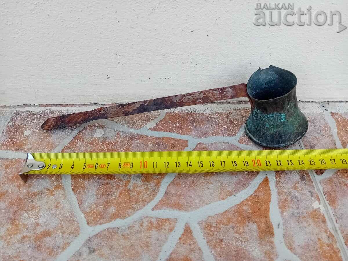 old fashioned little cezve coffee on sand - 6 old fashioned little cezve coffee on sand - 6