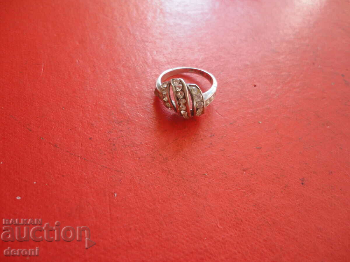 Silver ring with stones 1 - 6 Silver ring with stones 1 - 6