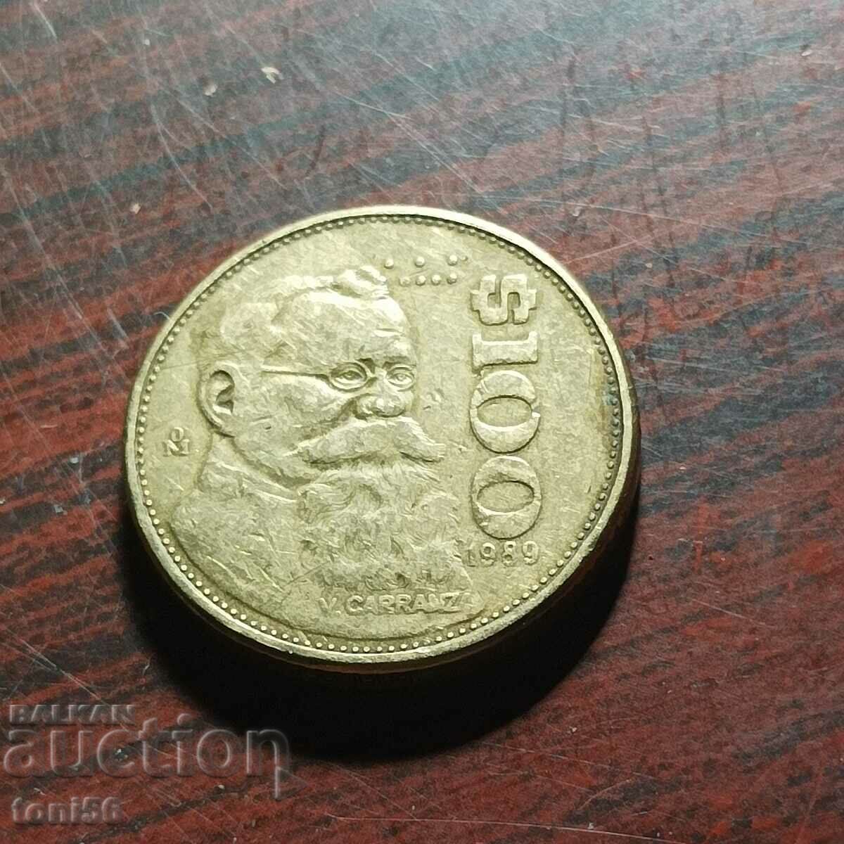 Mexico 100 pesos 1989