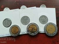 Mexico set exchange coins 2000