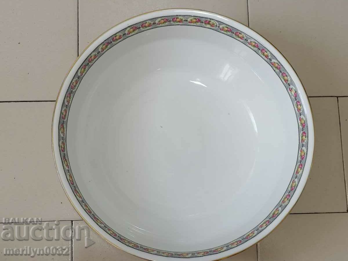 Antique porcelain jug with wash basin 1930s - 6