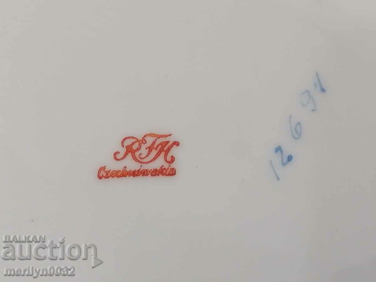 Antique porcelain jug with wash basin 1930s - 7