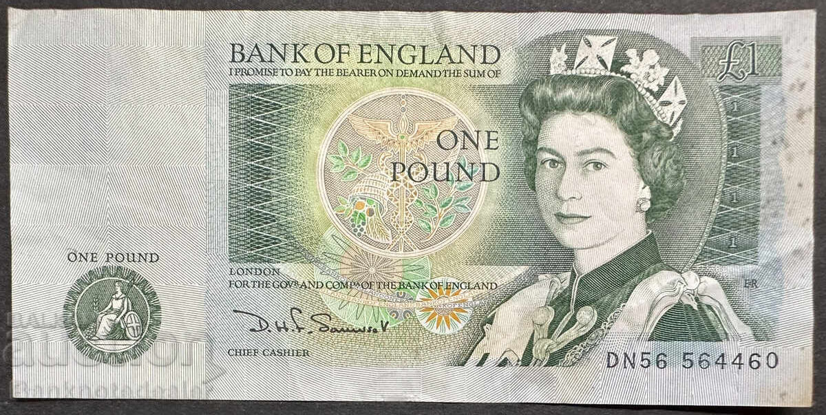 England 1 Pound. DHF Somerset Ref 4460 England 1 Pound. DHF Somerset Ref 4460
