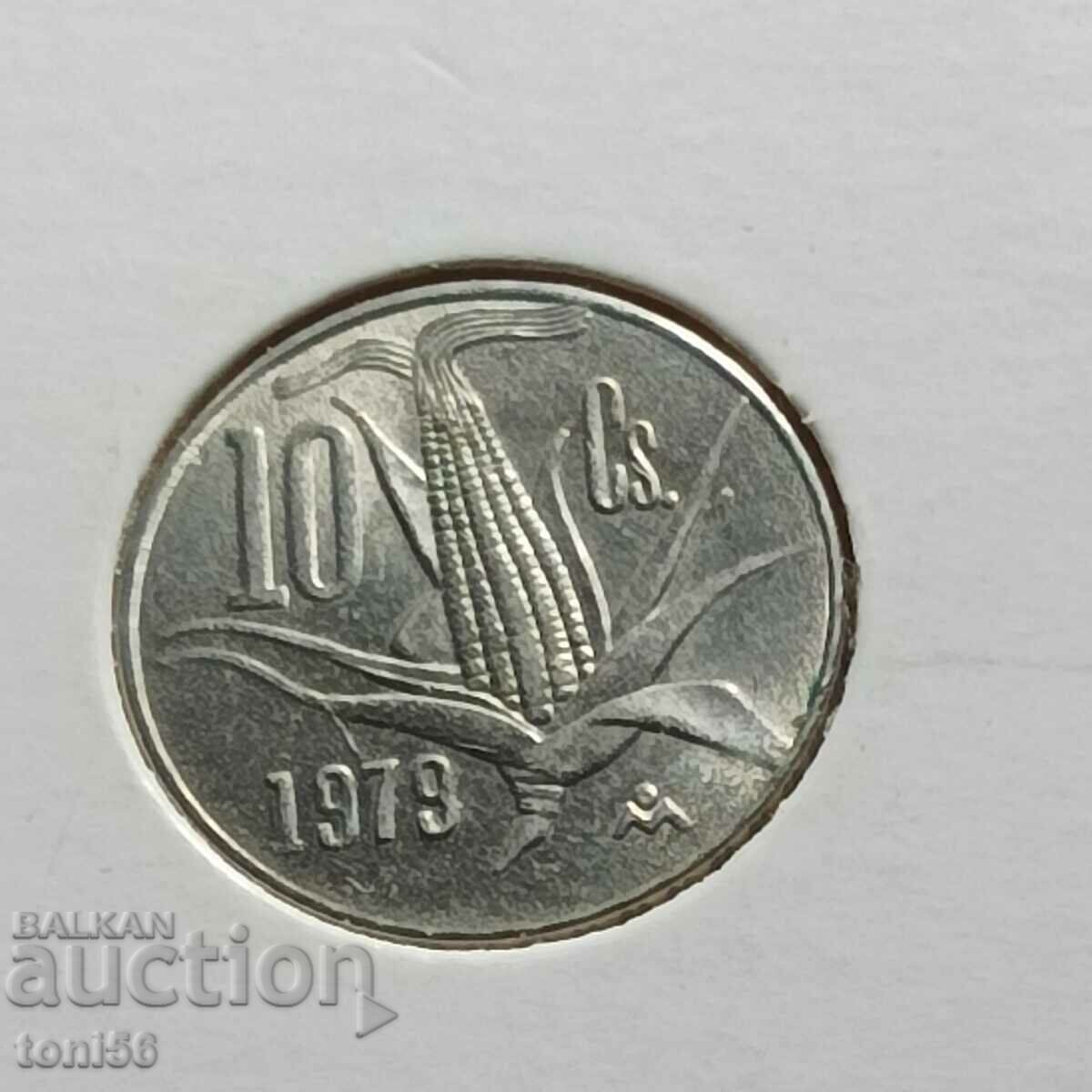 Мексико  10 сентавос 1979 UNC