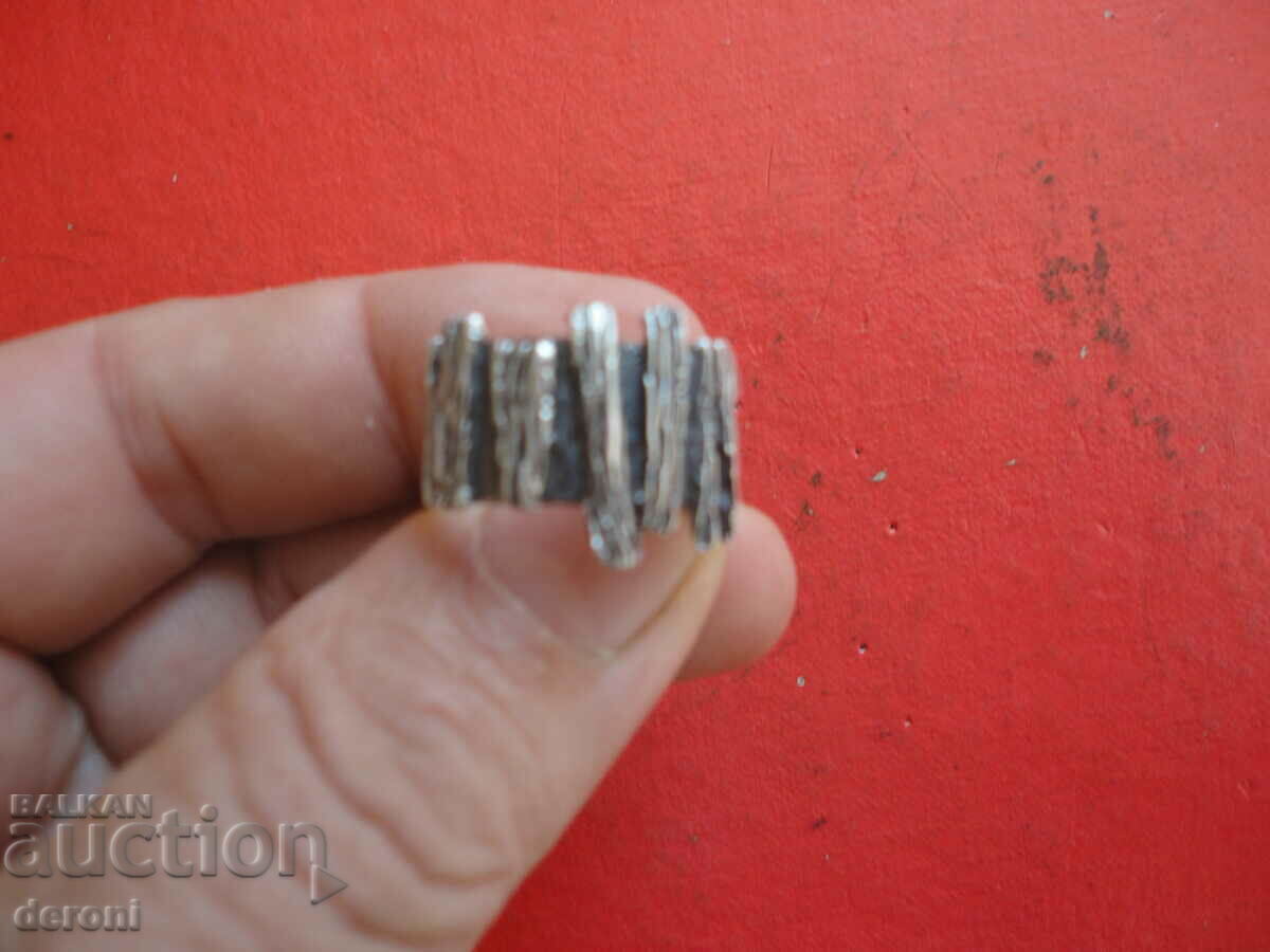 Страхотен сребърен пръстен 3