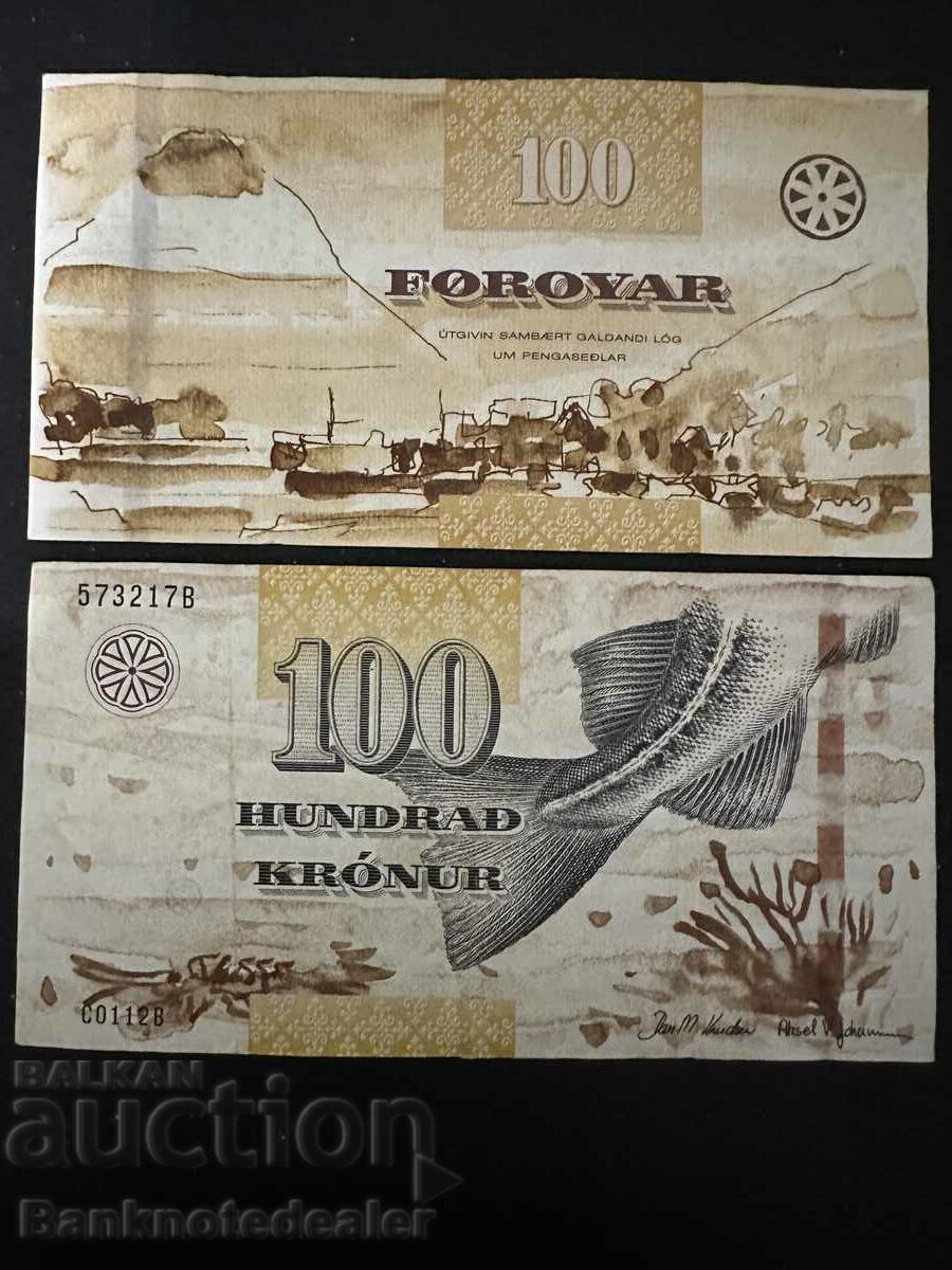 Faeroe Islands 100 Kronur 2002 Pick 25 Ref 3217