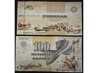 Insulele Feroe 100 Kronur 2002 Pick 25 Ref 6642