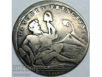 60 grains 1748 1/2 piastre Italy Naples silver