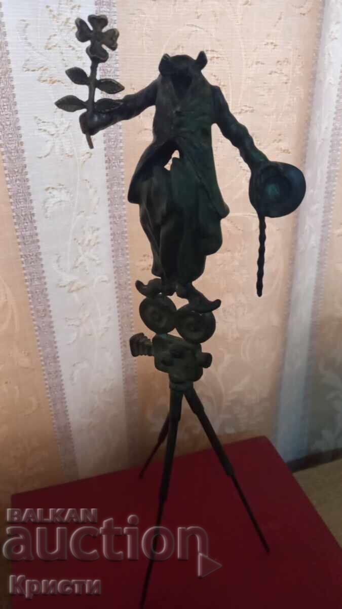 Stavri Kalinov - Charlie Chaplin with price 1700.00 BGN | € 869.20 Stavri Kalinov - Charlie Chaplin with price 1700.00 BGN | € 869.20