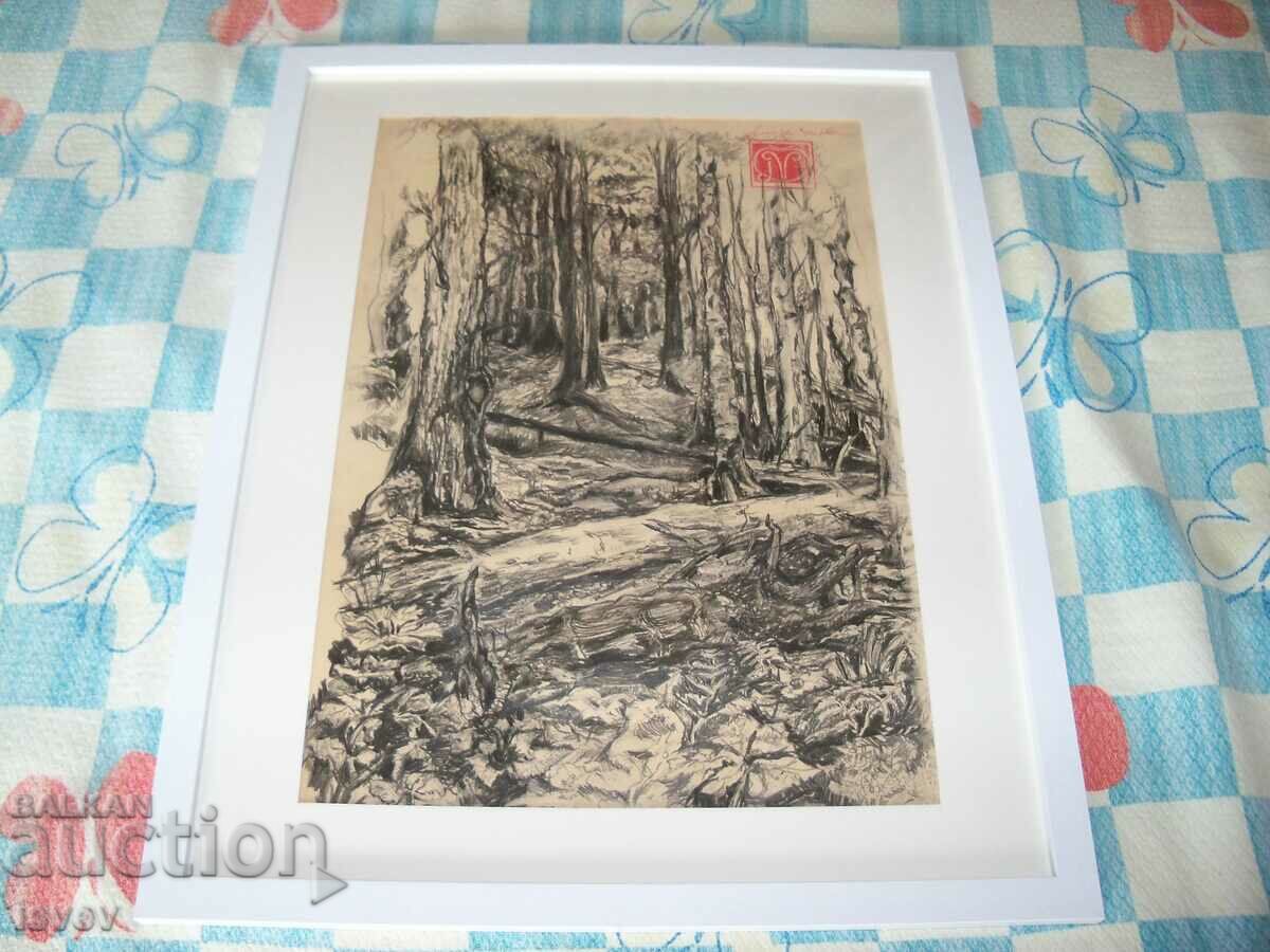 Delivery of Beautiful landscape, graphics by the artist Desislava Ilieva